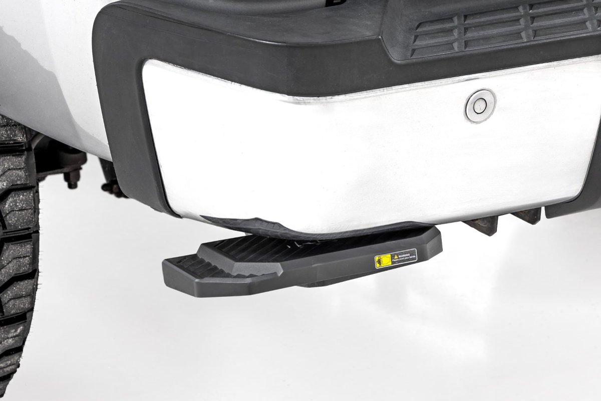 GMC 3500HD Retractable Bed Step - Rough Country - Manual Pull - '11-'14